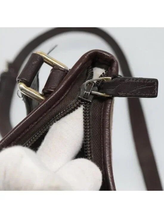 Authentic GUCCI GG Canvas Shoulder Bag Brown 257246 - Picture 14 of 16